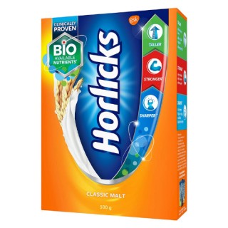 Horlicks Classic Malt Health Drink Pouch (500g)