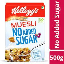 Kelloggs No Added Sugar Muesli (500g)