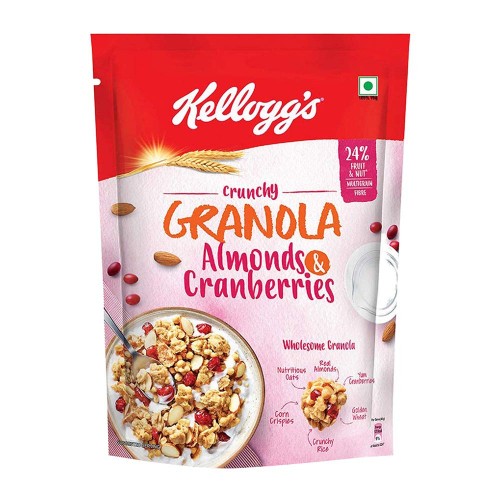 Kelloggs Crunchy Granola Almonds & Cranberries