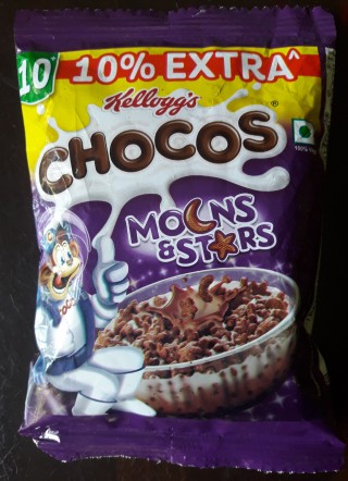 Kelloggs Chocos Moon & Stars(28.6g,Pack of 16)