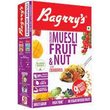 Baggrys Crunchy Muesli Fruit & Nut With Cranberries(750g)