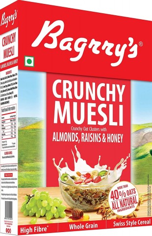 Baggrys Crunchy Muesli Almond Raisins & Honey(750g)