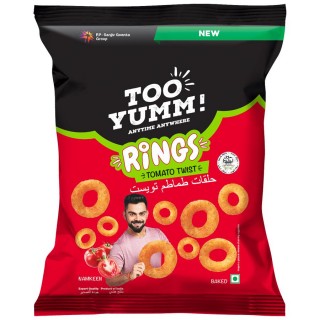 Too Yumm Rings Tomato Twist  (12g, Pack of 12)