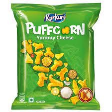 Kurkure Puffcorn Yummy Cheese(15g, Pack of 15)