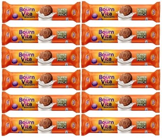 Cadbury Bournvita Cookies (46.5g, Pack of 12)