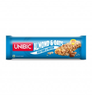 Unibic Almond & Oats High Fibre & Protein Bar(30g)