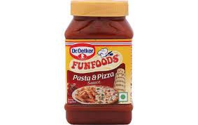 Fun Foods Pasta & Pizza Sauce Plastic Bottle 325g