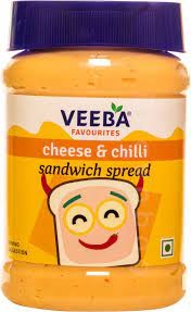 Veeba Cheese & Chilli Sandwich Spread Plastic Bottle 275g