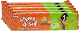 Dukes Cream 4 Fun Orange Biscuit (43g, Pack of 10)