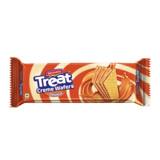 Britannia Treat Orange Cream Wafers(75g)