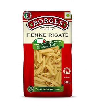 Borges Penne Rigate Durum Wheat Pasta(500g)