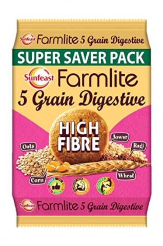 Sunfeast Farmlite Whole Wheat High Fiber Multigrains Digestives(1kg)