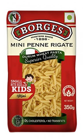 Borges Mini Penne Rigate Durum Wheat Pasta(350g)