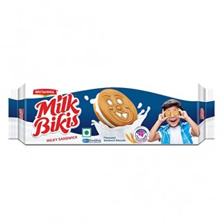 Britannia Milk Bikis Cream (100g, Pack of 5)