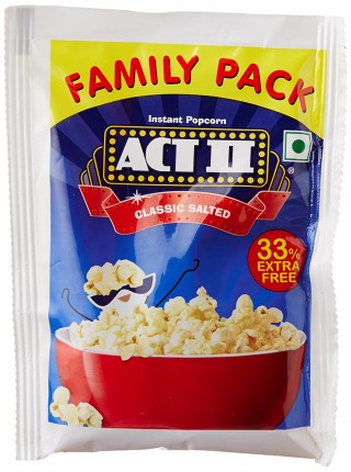 Act II Classic Salted Instant Popcorn (90g)