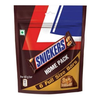 Snickers Chocolate Bars Home Pack (240g)
