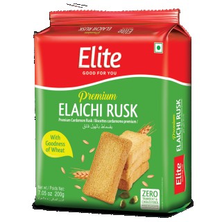Elite Sooji Elaichi Rusk(200g)