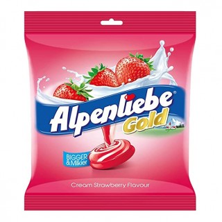 Alpenliebe Gold Strawberry Candy Pouch (184g)