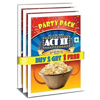 Act II Butter Delite Instant Popcorn Pouch B2G1 (150g x 3)