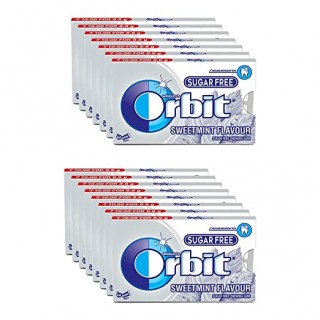 Wrigleys Orbit White Spearmint Chewing Gum(4.4g, Pack of 32)