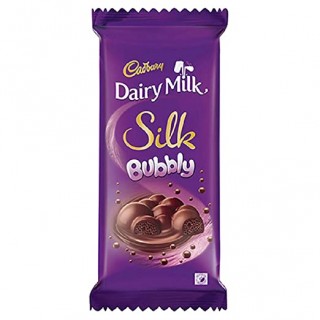 Cadbury Dairy Milk Silk Bubbly Chocolate Bar (120g)