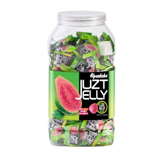 Alpenliebe Juzt Jelly Guava Candy Plastic Jar(3.48 x 200)