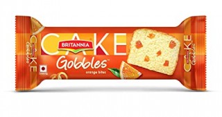 Britannia Gobbles Orange Bar Cake(60g)