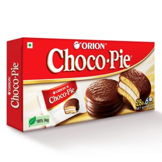 Orion Choco Pie Chocolate Coated Soft Biscuits (168g)