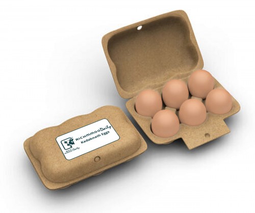 Kadaknath Eggs (Box of 6 pc)