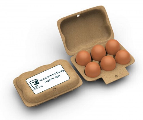 Organic Brown Eggs (Box of 6 pc) 